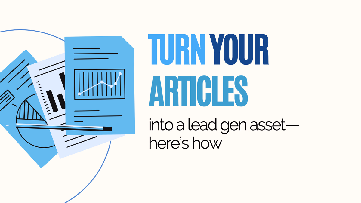 Turn your help articles into a lead gen asset—here’s how