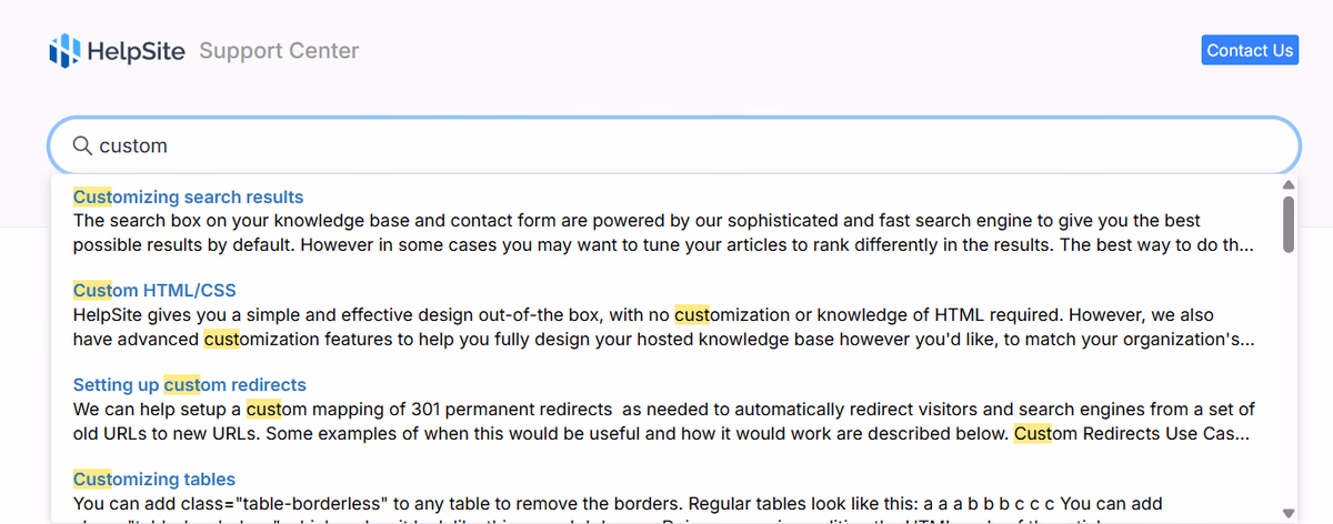 Example 1: Product-led SaaS help centers that lead with search