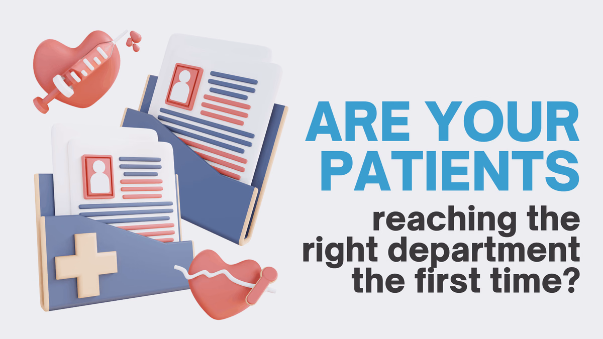 When patients don’t know where to go, everyone feels it