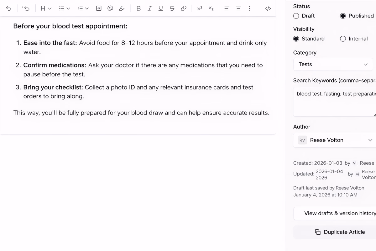 Simple ways to keep articles trustworthy
