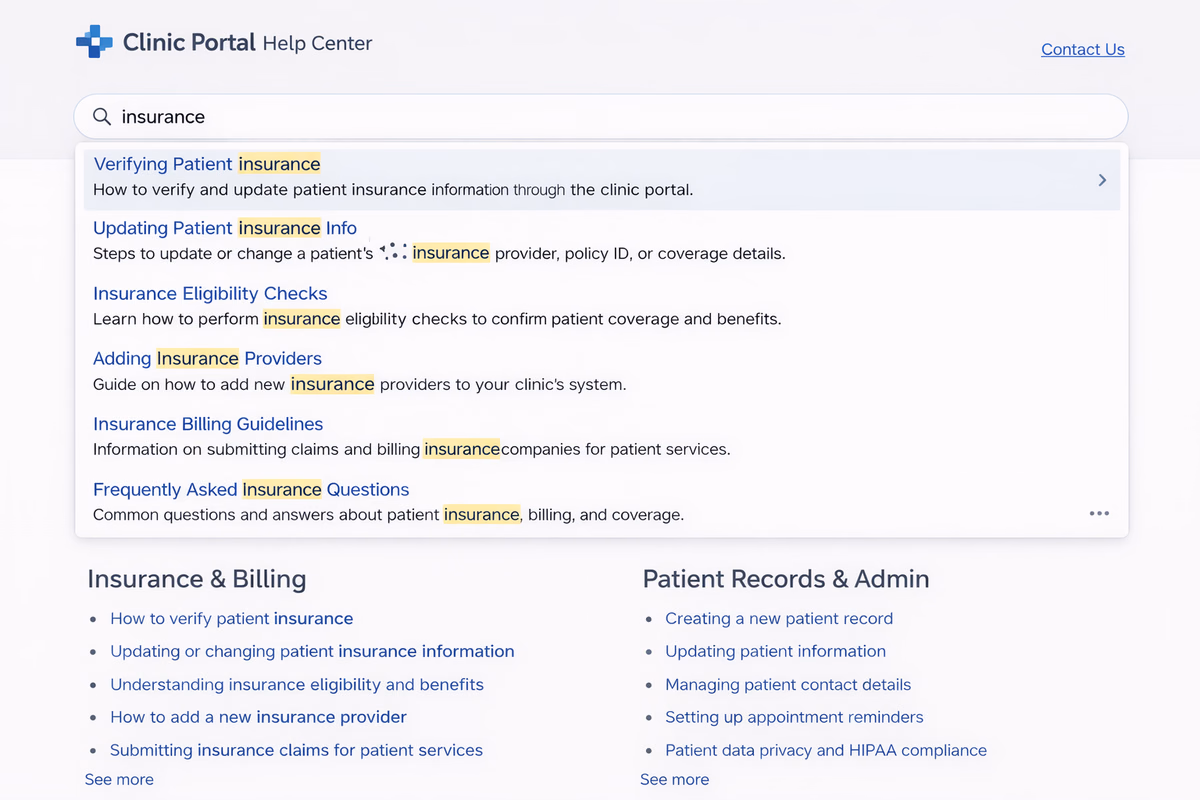 1. Search-first answers reduce calls